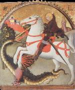 SANO di Pietro St.George and the Dragon oil painting reproduction